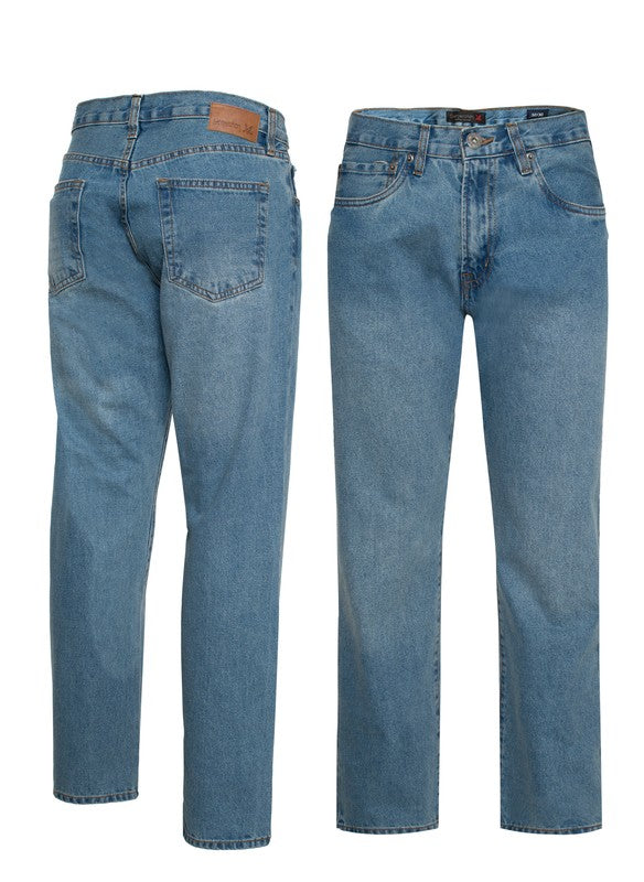 Men's Straight Leg Denim Jeans