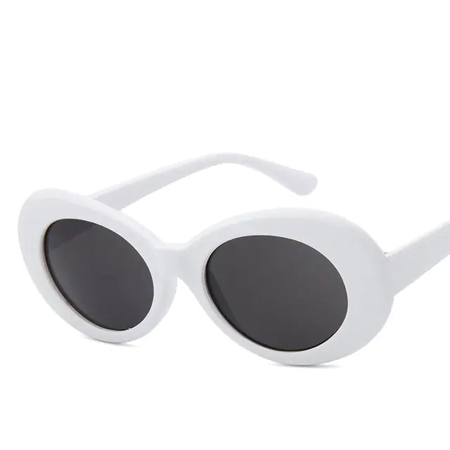 Punk Trendy Oval Sunglasses