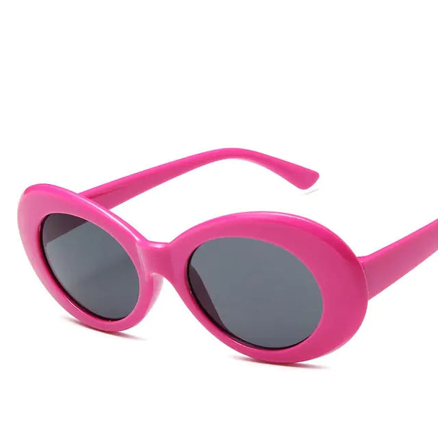 Punk Trendy Oval Sunglasses