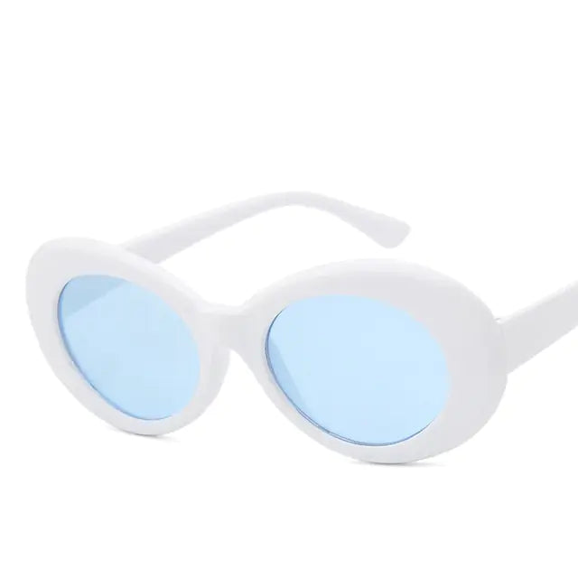 Punk Trendy Oval Sunglasses