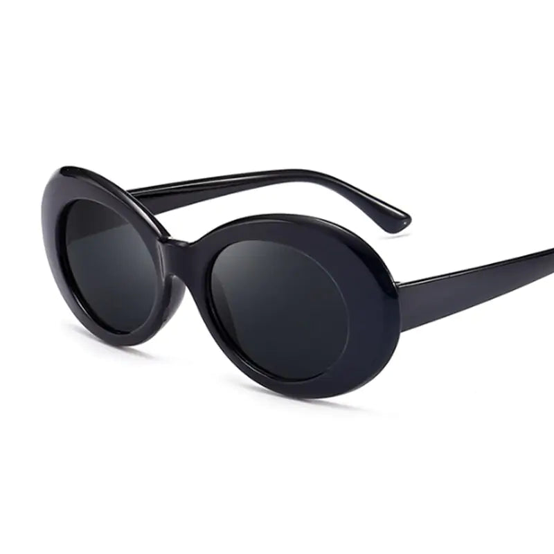 Punk Trendy Oval Sunglasses