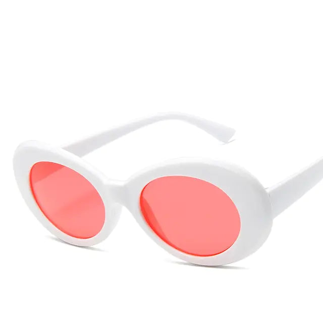 Punk Trendy Oval Sunglasses